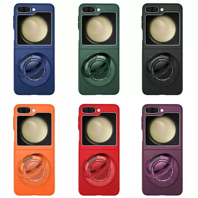 For Samsung Galaxy Z Flip 3 4 5 Case Rotating Ring Holder Stand Shockproof Cover • $8.89