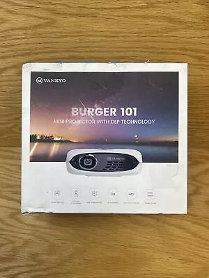 VANKYO Burger 101 RD-606 White Desktop Portable DLP Mini Projector • $89.99
