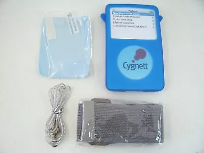 Cygnett Ipod Classic 80gb Running Case Cover Sleeve Armband Blue Silicone Gym • $44.31