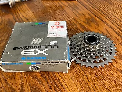 Vintage NEW/NOS Shimano 600EX 13-32t MF-6208 6 Speed Freewheel BSA • $150