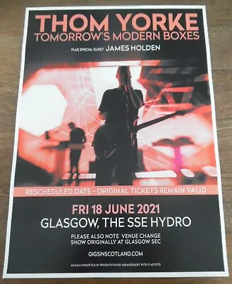 $7.71 • Buy Thom Yorke - Radiohead - Live Show June 2021 Promotional Tour Concert Gig Poster