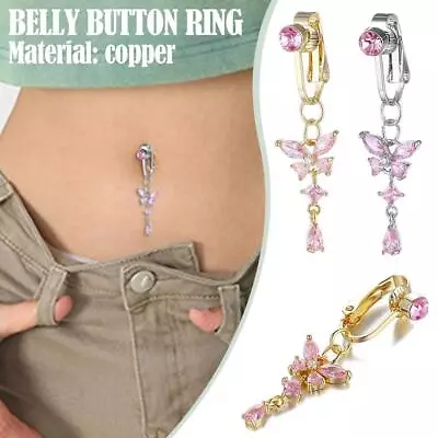 Belly Button Rings Clip On Non-Piercing Fake Septum Nose • £4.93