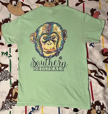 Girlie Girl Southern Originals Monkey Tie Dye Women's M T-Shirt • $14.99