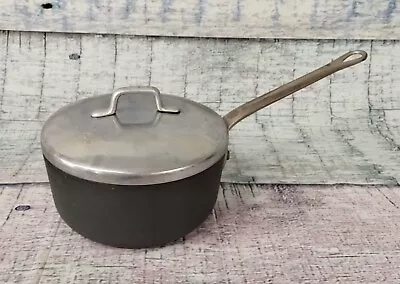 Vintage Magnalite GHC 1 Quart Saucepan Pot + Lid Anodized Aluminum Heavy Pan • $24.99