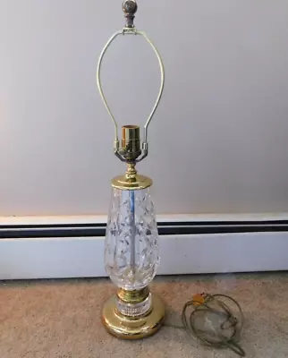 Waterford Table Lamp 19    Brass Finish GORGEOUS - No Flaws - No Shade • $199.99
