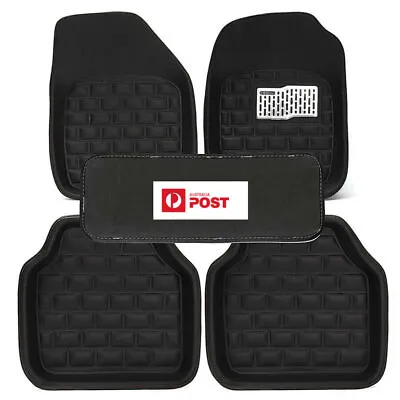 Universal Car Floor Mats Front & Rear Liner Waterproof All Weather PU Leather AU • $57.71