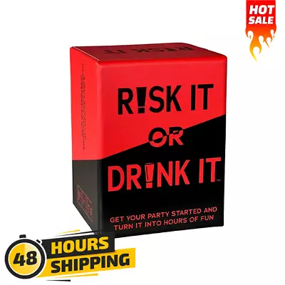 Risk It Or Drink It Fun Party Game For College Card Game Drinking Game Pregame N • $11.53