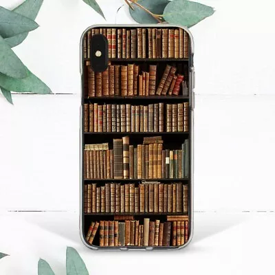 Library Old Books Retro Vintage Case For IPhone X 11 12 13 14 15 Pro Max XR • $13.49