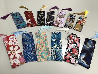 £2.49 • Buy Fabric Bookmarks, Japanese Style Cotton Fabric, Handmade, Stocking Fillers