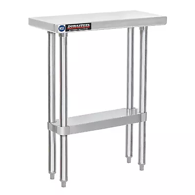 Food Prep Stainless Steel Table -  30 X 12 Inch Commercial Metal Workbench With  • $192.99