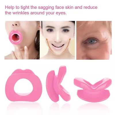 Silicone Face Lifting Lip Exerciser Mouth Muscle Tightener Tightening • $6.39