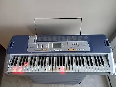 Casio LK-110 Learning Keyboard Piano Key Lighting Microphone Input AC Adapter VG • $59.99