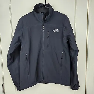 The North Face Windwall Mens Black Softshell Full Zip Up Jacket Size: S • $29.99