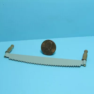 Dollhouse Miniature Metal Crosscut Saw IM66012 • $2.87