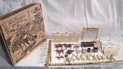 MARX ROY ROGERS RODEO WESTERN PLAY SET 1950s BOXED • $99.99