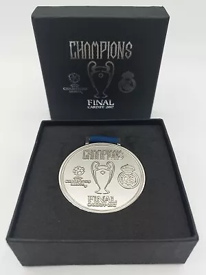 Real Madrid UEFA Champions League Final Winners Medal 2017 Cardiff Boxed VGC • £18