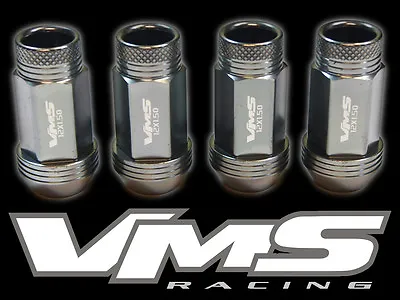 Vms Racing 20 48mm Premium Extended Wheel Aluminum Lug Nuts 12x1.5 Gunmetal Gm3 • $59.95