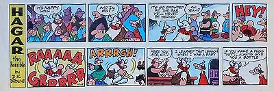 Hagar The Horrible By Dik Browne - Lot Of 19 Color Sunday Pages From Late 1989 • $6.97