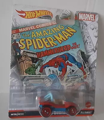 2022 Hot Wheels Premium Spiderman Spider-Mobile Meyers Dune Buggy Real Riders • $11.99