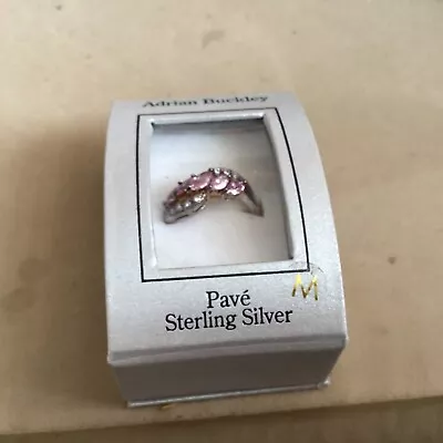 £5 • Buy Ring  Adrian Buckley Pave Sterling Silver Size Medium