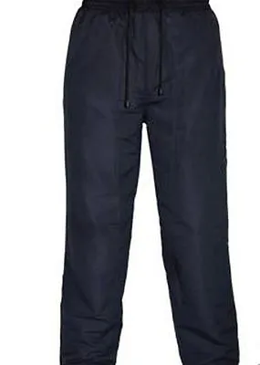 Mens Tracksuit Bottoms Mesh Lining Casual Gym Jogging Joggers Sweat Pants Blue S • £14.24