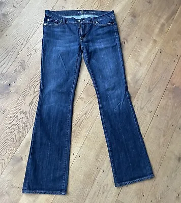 7 For All Mankind Jeans Bootcut Slim Stretch Jeans Size 32 • £5.50
