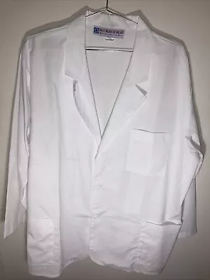 Vintage Doctor Best Medical Wear General Hospital Nurse Lab Coat Jacket XL • $24.99