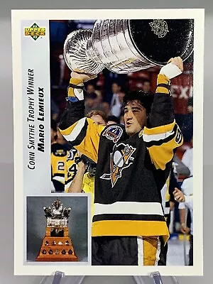 1992-93 Upper Deck Conn Smyth Winner Mario Lemieux #436 Pittsburgh Penguins • $1.49