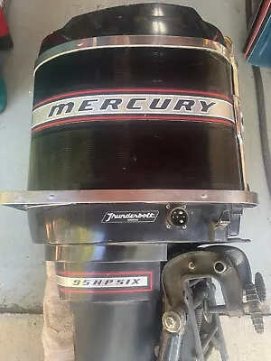 1968 Mercury Thunderbolt 950 - 95 H.P. Six Outboard Engine With MerControl • $2500