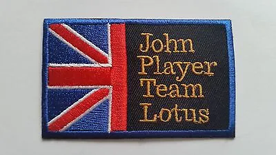 Motorsports Car Racing Patch Sew / Iron On Badge John Player Team Lotus • £4.40