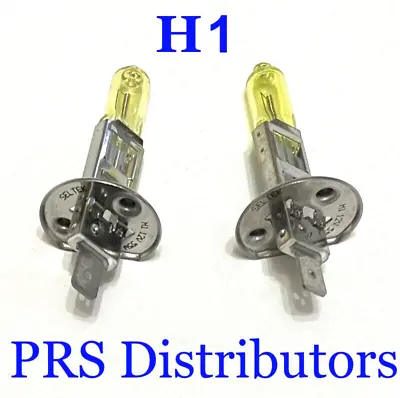 H1 Platinum Power Xenon Yellow Bulbs 12V 55W RMS 100W Max Bulbs 1 Pair • $7.50