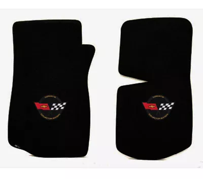 NEW! Floor Mats 1968 - 1982 C3 Corvette Embroidered Collector Edition Logo Pair • $138.99