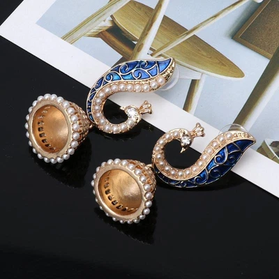 $4.91 • Buy Trendy Ethnic Style Earrings Jhumka Jhumki Drop Earrings Indian  Earrings