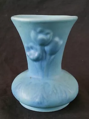 Vintage Van Briggle Pottery Turquoise Vase  • $159.95