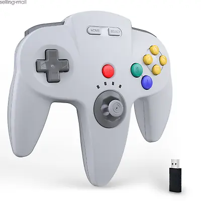 Wireless N64 Controller For Nintendo Switch Online NSO PC Mac Raspberry Windows • $26.99