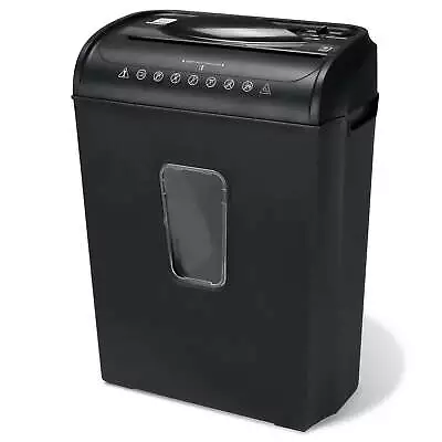 6-Sheet Crosscut Paper/Credit Card Shredder 11.5L X 6.5W X 16H In. • $34.05