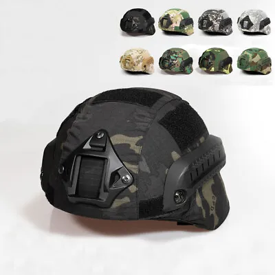 Hunt Paintball Helmet Cover Camouflage Cloth Skin For MICH 2000 Tactical Helmet • $10.09