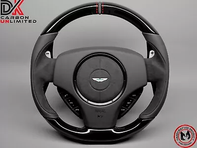 Aston Martin DBS DB9 Rapide Vantage Virage Alcantara Piano Black Steering Wheel • $2949