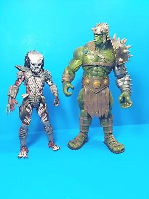 NECA Predator 2 Ultimate Guardian Predator 7 Marvel Select Planet Hulk Figure  • $45