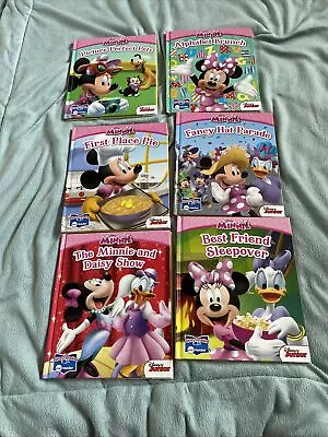 Lot Of 6 Disney Minnie Mouse Story Reader Me Reader Hardcover BOOKS ONLY • $10.55