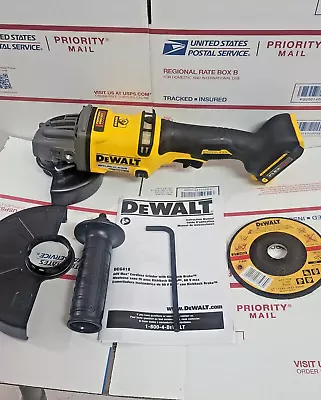 DeWalt DCG418 60v FLEXVOLT 4 1/2  To 6  Angle Grinder Tool Only - New • $149.89