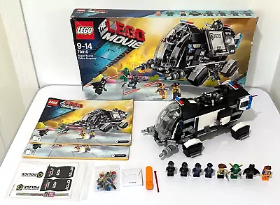 Retired ©2014 LEGO 70815 The LEGO Movie Super Secret Police Dropship Complete • $114.95