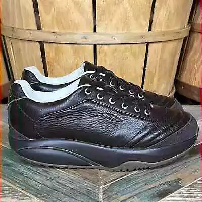 MBT Tataga Dark Brown Leather Anti-Fatigue Comfort Walking Shoes Womens Size 7.5 • $69