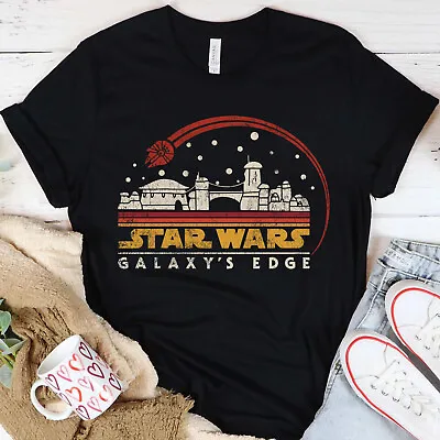 $20.99 • Buy Retro Star Wars Galaxy's Edge Walt Disney World Disneyland Trip T-shirt