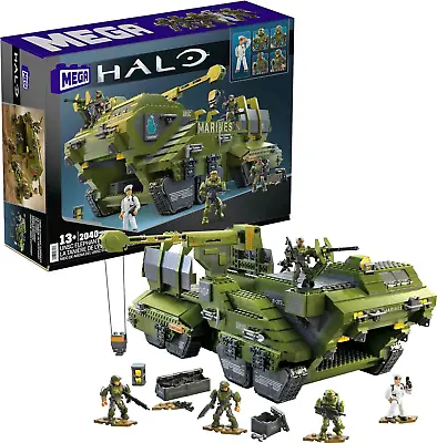 Mattel MEGA Halo Infinite Toys Building Set For Kids Unsc Elephant Sandnest Tan • $262.87