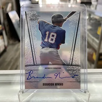 2011 Leaf Draft Brandon Nimmo Rookie Autograph /99 New York Mets RC • $19.95