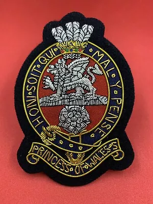 Princess Of Wales's Royal Regiment Blazer Badge PWRR Embroidered Blazer Badge • £12.99