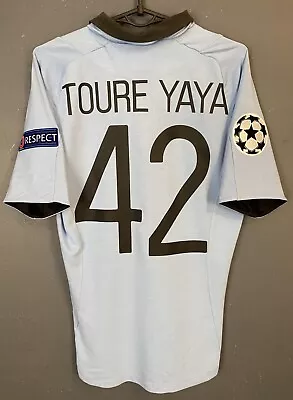 Mens Fc Manchester City 2012/2013 Yaya Toure Football Soccer Shirt Jersey Size S • $119.99