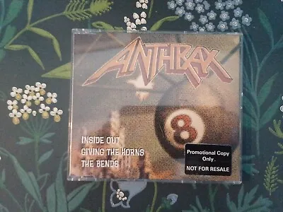 Anthrax Inside Out Cd Single Promo Copy 1998 THRASH METAL Metallica Slayer Death • £5