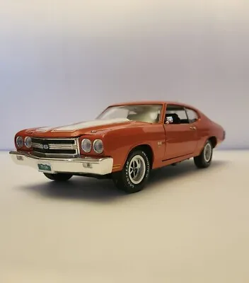 1970 Chevelle SS454 Exulsive Color Orange 1:18 Ertl American Muscle Diecast Car • $54.99